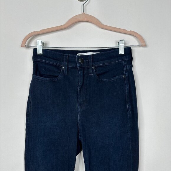 AYR The Hi-Rise Skinny Jeans Dark Blue Wash 27 x 26 #7950 - Picture 3 of 12